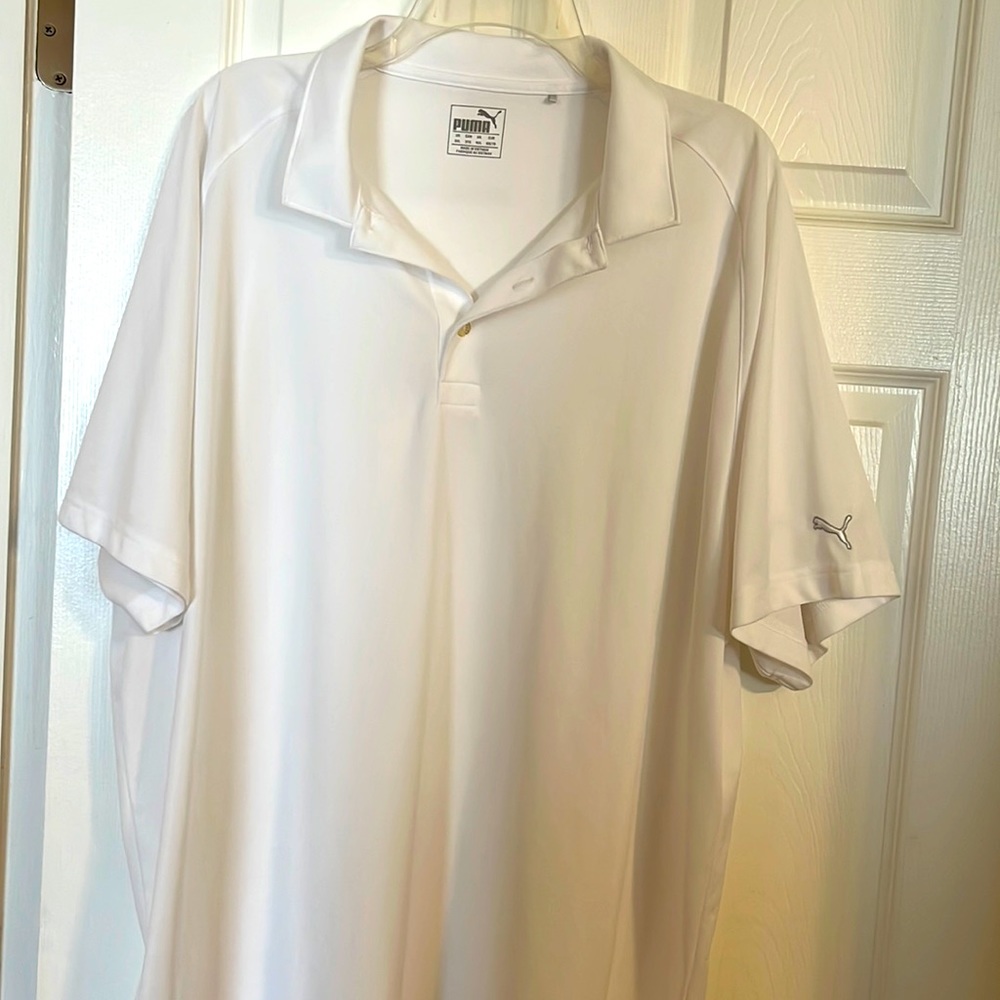 Puma men’s white golf shirt
